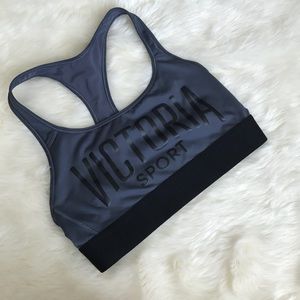 VS Sport Logo Racerback Sports Bra